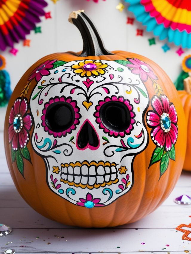 Sugar Skull Pumpkin Wisdom Imbibe Lifestyle