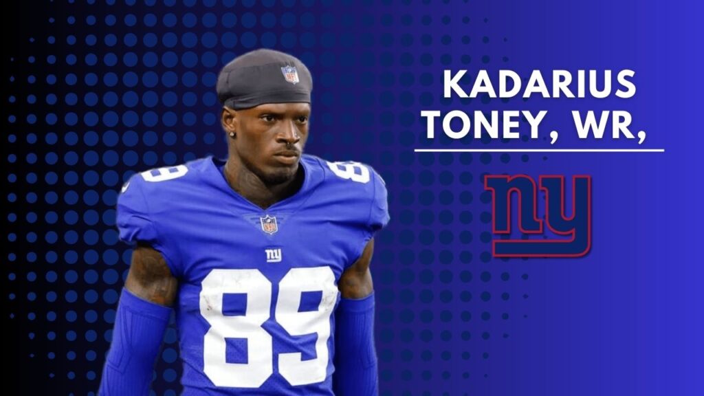 Kadarius Toney, WR, New York Giants