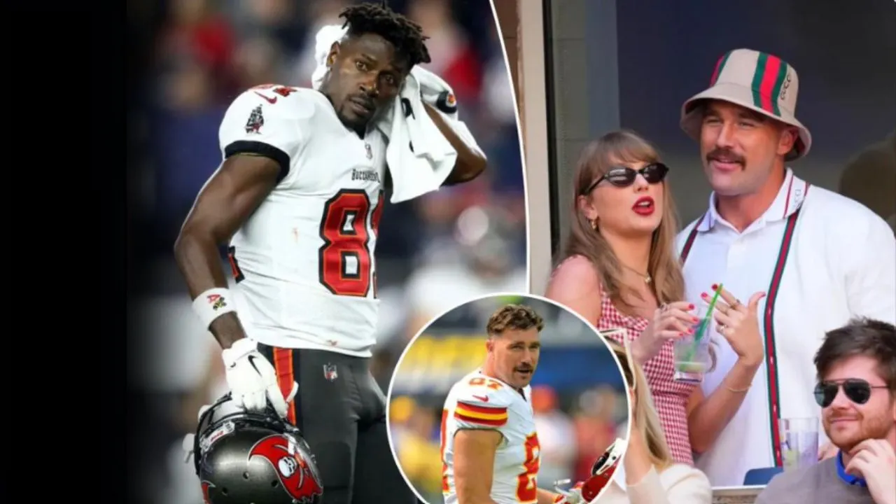 Antonio Brown Sparks Outrage with Derogatory Comments on Travis Kelce and Taylor Swift Amid Continued Post-NFL Antics