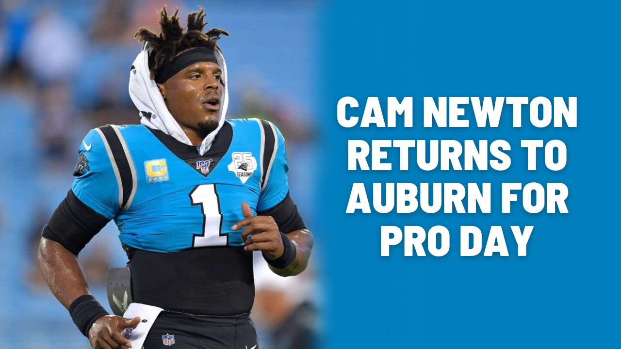 Cam Newton Returns to Auburn for Pro Day