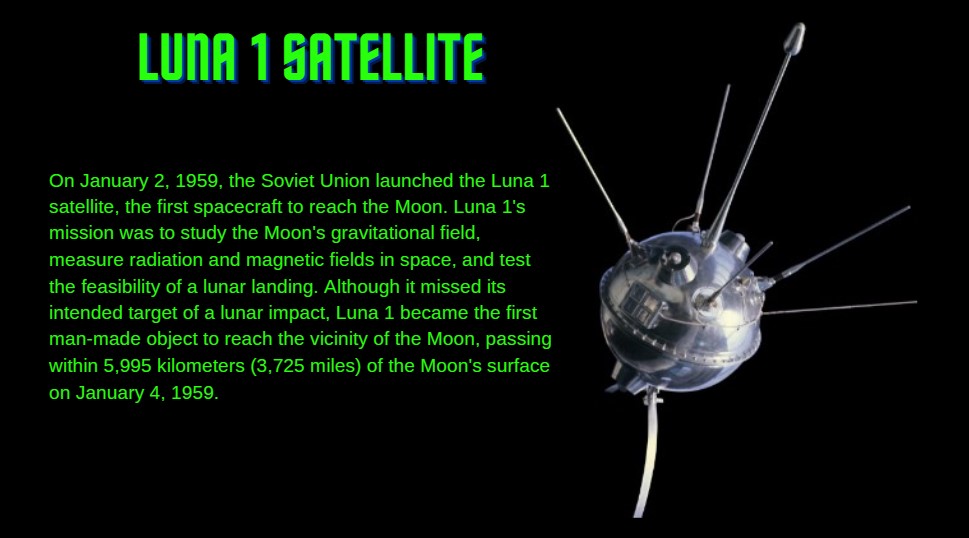 Luna 1 Satellite