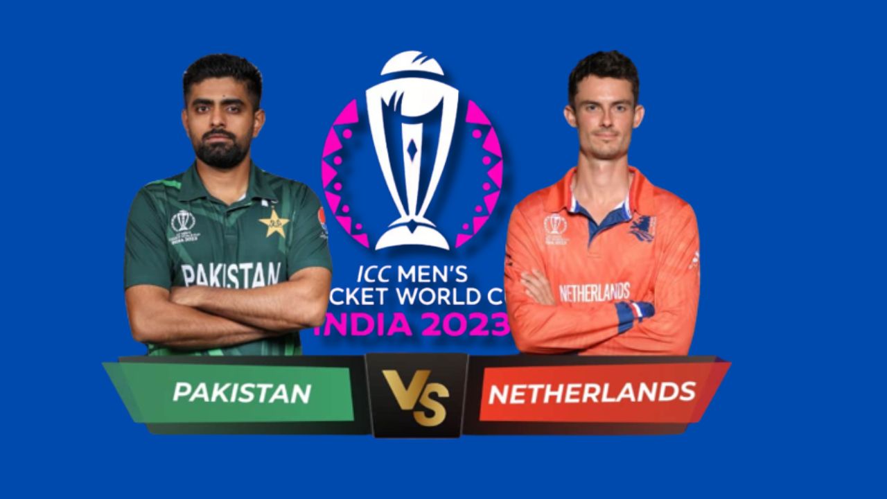 Pakistan vs Neitherlands ICC mens Cricket world cup 2023