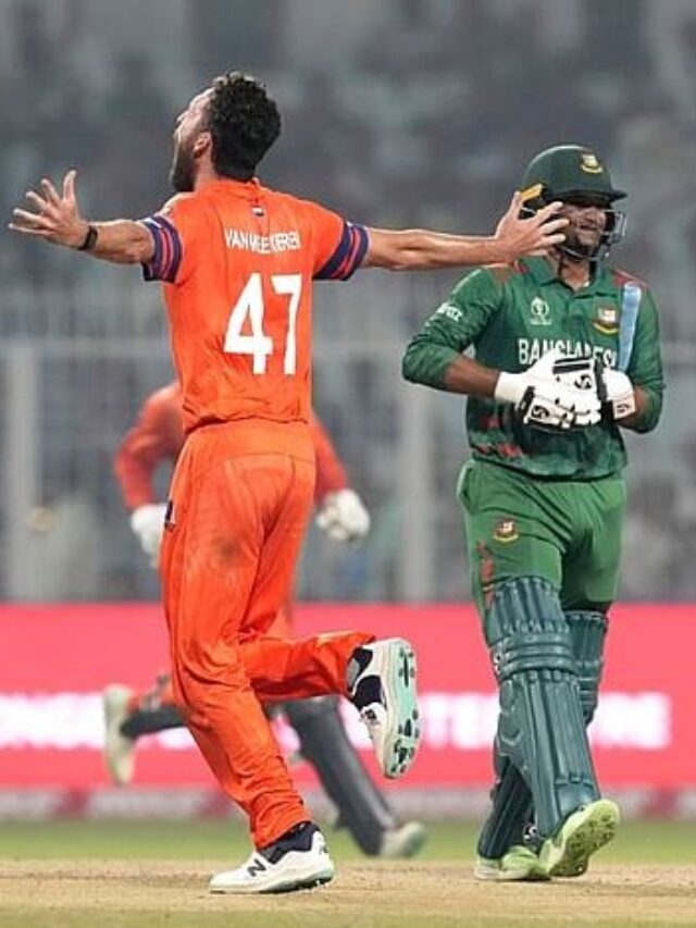 Netherlands Defeat Bangladesh by 87 Runs in 2023 ODI World Cup.