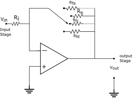 input ckt for Digital Volt meter