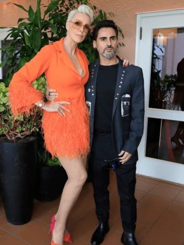 Brigitte Nielsen and Mattia Dessi