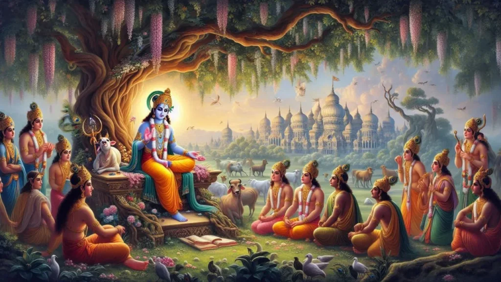 Krishna Teaching 4 11zon