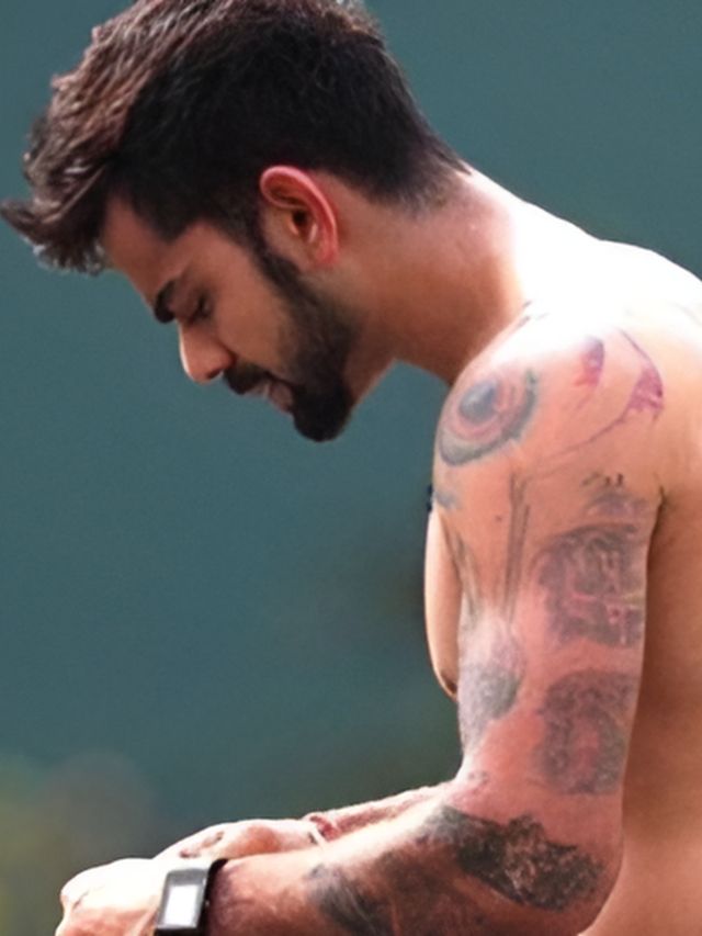 Virat Kohli has Total 11 Tattoos on his Various Body Parts