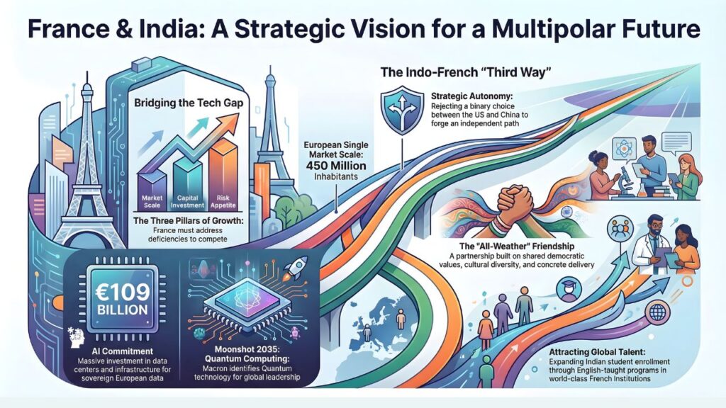 Beyond the Superpower Binary: Inside Macron’s “Third Way” and the 2035 Quantum Moonshot