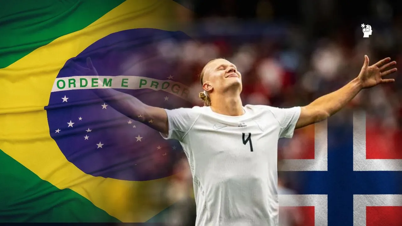 Haalands enjoying his win on brazil in FIFA 2026