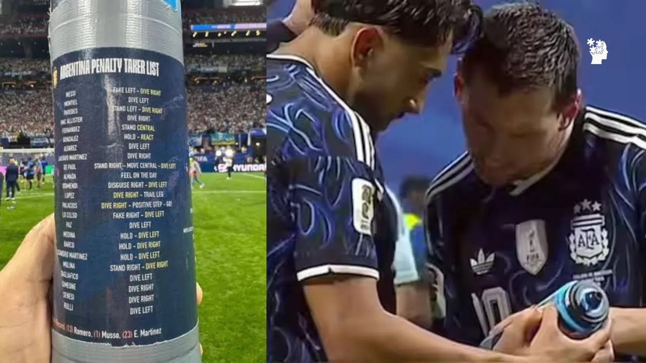 Messis Viral Reaction to Jordan Pickfords ‘Penalty Cheat Sheet Explained What Argentina Really Found After Beating England