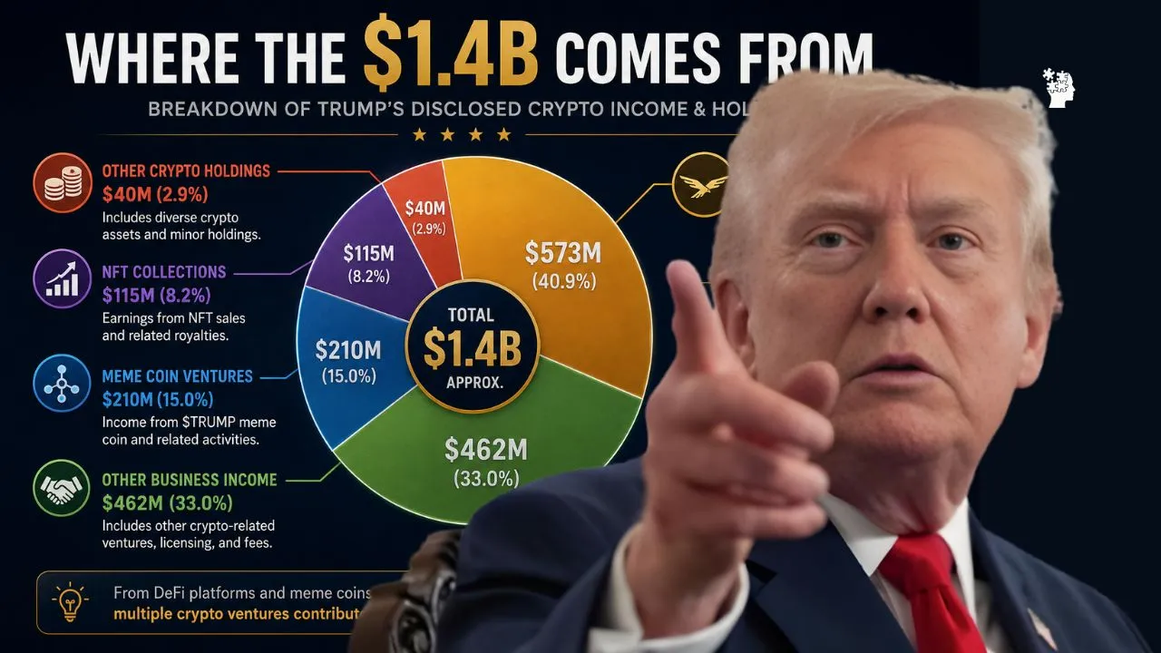 Donald trump 1.4 billion wealth
