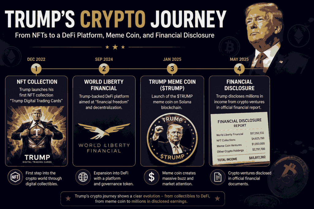 where does trumps crypto Wealth came from Wisdom Imbibe