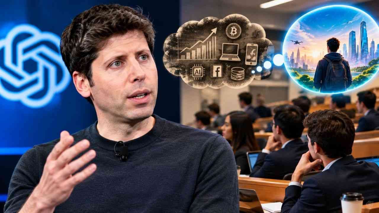 Sam Altman Just Called Out MBA Students for Chasing Yesterday's Trends — But the Real Story Is What He Didn't Say
